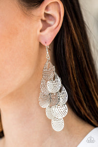 Paparazzi Accessories Lure Them In Silver Earrings 