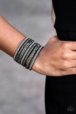 Paparazzi AccessorieRebelious Shine Black Bracelet