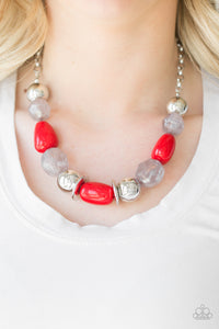 Paparazzi Accessories South Shore Sensation Red Necklace 