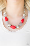 Paparazzi Accessories South Shore Sensation Red Necklace 