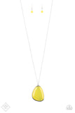 Paparazzi Accessories Ethereal Experience Yellow Necklace 