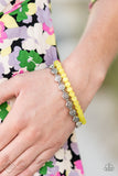Paparazzi Accessories Dewy Dandelions Yellow Bracelet 