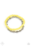 Paparazzi Accessories Dewy Dandelions Yellow Bracelet 