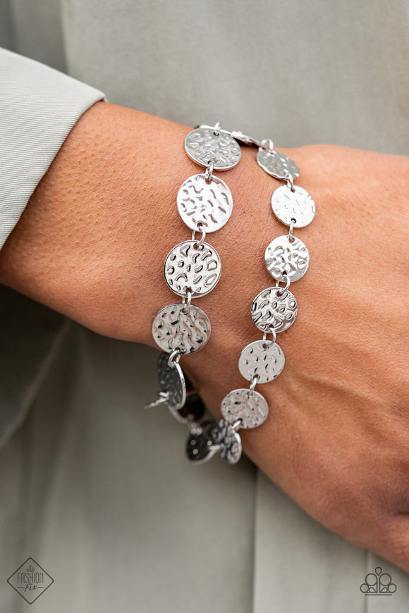 Paparazzi Accessories Rooted To The Spotlight Silver Bracelet