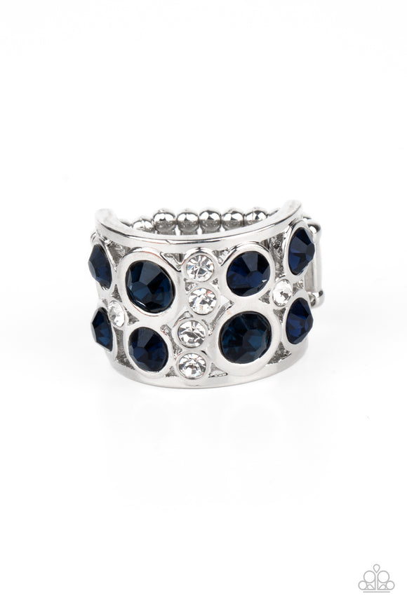 Paparazzi Accessories High Roller Royale - Blue Ring
