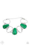 Paparazzi Accessories Yacht Club Couture Green Bracelet 