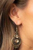 Paparazzi Accessories Unlimited Vacation - Brass Earring