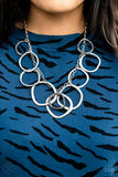 Paparazzi Accessories Dizzy With Desire Silver Necklace