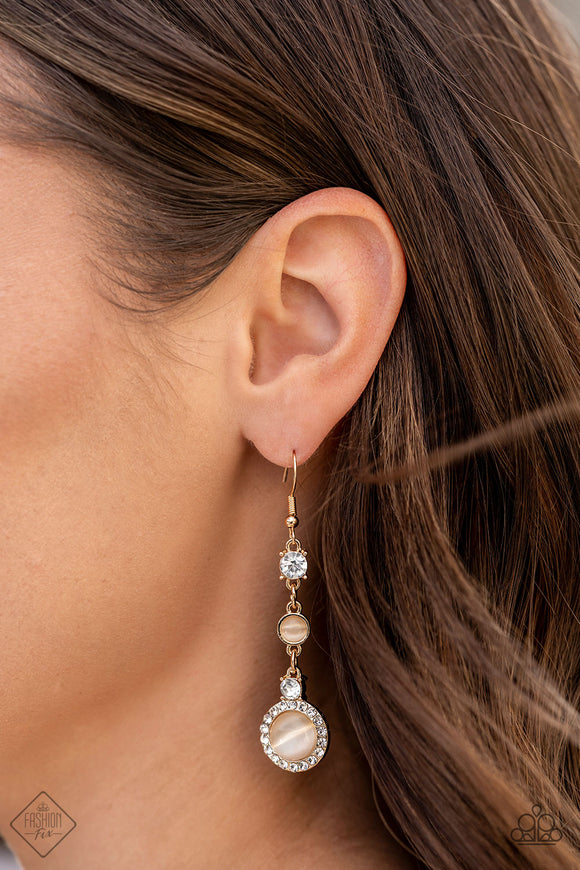 Paparazzi Accessories Epic Elegance - Gold Earring 