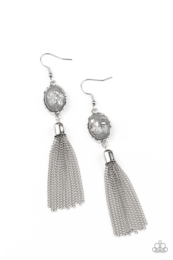 Paparazzi Accessories Oceanic Opalescence - Silver Earring