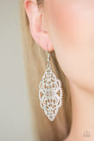 Paparazzi Accessories Ornately Ornate Silver Earrings 