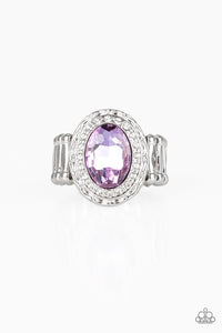 Paparazzi Accessories Fiercely Flawless Purple Ring 