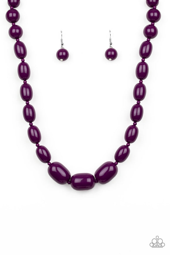 Paparazzi Accessories Poppin' Popularity Purple Necklace