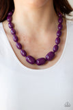 Paparazzi Accessories Poppin' Popularity Purple Necklace
