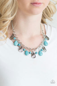 Paparazzi Accessories Terra Tranquility Blue Necklace 