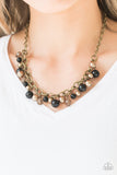 Paparazzi Accessories The GRIT Crowd Black Necklace