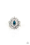 Paparazzi Accessories Bloomin Fireworks Blue Ring