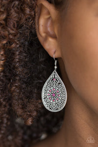 Paparazzi Accessories Dinner Party Posh Pink Earring 