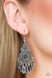 Paparazzi Accessories Lower East WILDSIDE Green Earring
