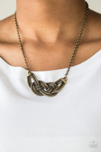 Paparazzi Accessories Natically Naples Brass Necklace