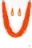 Paparazzi Accessories The Show Must CONGO On Orange Necklace 