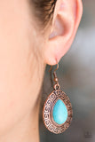 Paparazzi Accessories Tribal Tango Copper Earrings