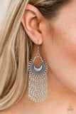 Paparazzi Accessories Catching Dreams Silver Earrings 
