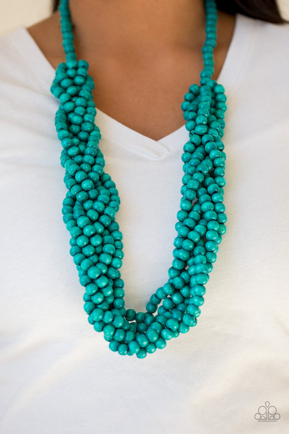 Paparazzi Accessories Tahiti Tropic Turquoise Necklace 