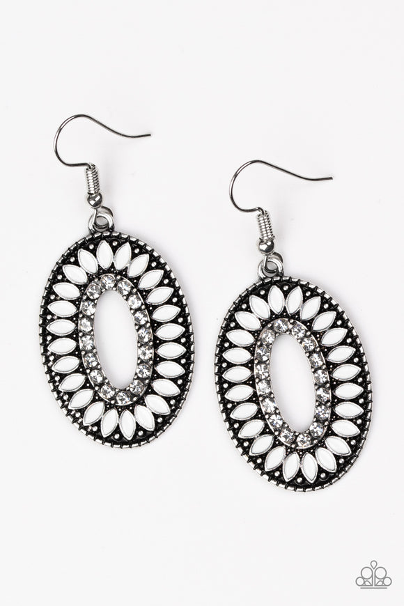 Paparazzi Accessories Fishing For Fabulous White Earring 