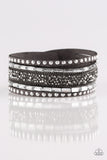 Paparazzi Accessories Rhinestone Rocker Silver Urban Bracelet 