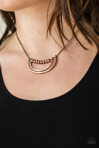 Paparazzi Accessories Artificial Arches Copper Necklace