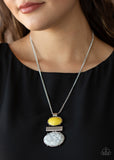 Paparazzi Accessories Finding Balance Yellow Necklace 