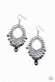 Paparazzi Accessories Just Say NOIR Blue Earring 