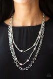 Paparazzi Accessories Metro Mixer Pink Necklace 