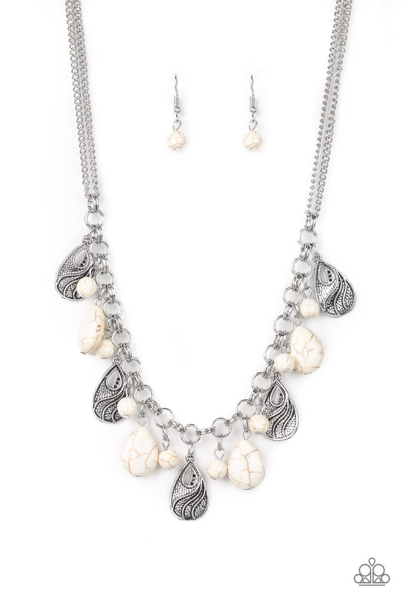 Paparazzi Accessories Terra Tranquility White Necklace