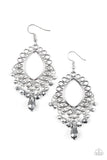 Paparazzi Accessories Just Say NOIR Silver Earring