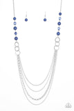 Paparazzi Accessories Vividly Vivid Blue Necklace 