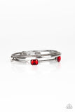 Paparazzi Accessories City Slicker Sleek Red Braclet