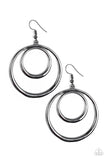 Paparazzi Accessories Put Your Sol Into It Black Earring 
