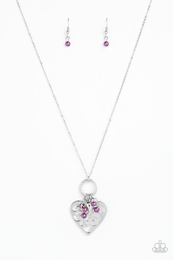 Paparazzi Accessories Romeo Romance Purple Necklace 