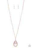 Paparazzi Accessories Teardrop Tranquility Copper Necklace 