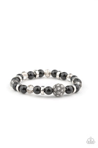 Paparazzi Accessories Twinkling Timelessness Black Bracelet 