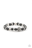 Paparazzi Accessories Twinkling Timelessness Black Bracelet 