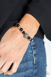 Paparazzi Accessories Twinkling Timelessness Black Bracelet 