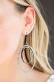 Paparazzi Accessories Wrapped In Wealth Black Earring 