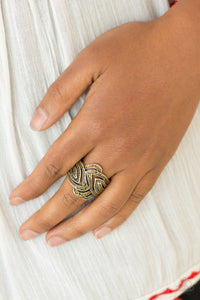 Paparazzi Accessories Fire and Ice Brass Ring 