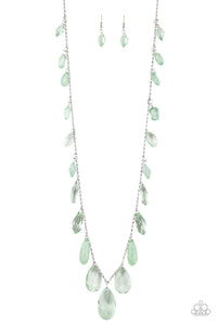 Paparazzi Accessories Glow And Steady Wins The Race Green Necklace 