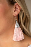 Paparazzi Accessories In Full PLUME Pink Earring 