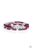 Paparazzi Accessories Micro Beading Purple Bracelet 