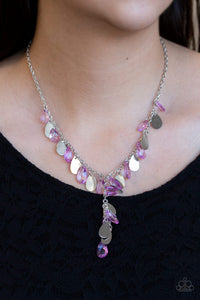 Paparazzi Accessories Sailboat Sunets Purple Necklace